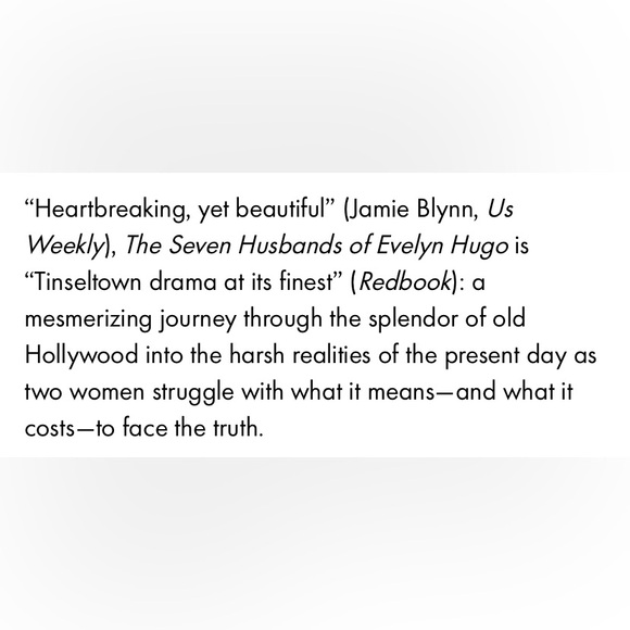 Book: The Seven Husbands of Evelyn Hugo x Taylor Jenkins Reid - Picture 4 of 7